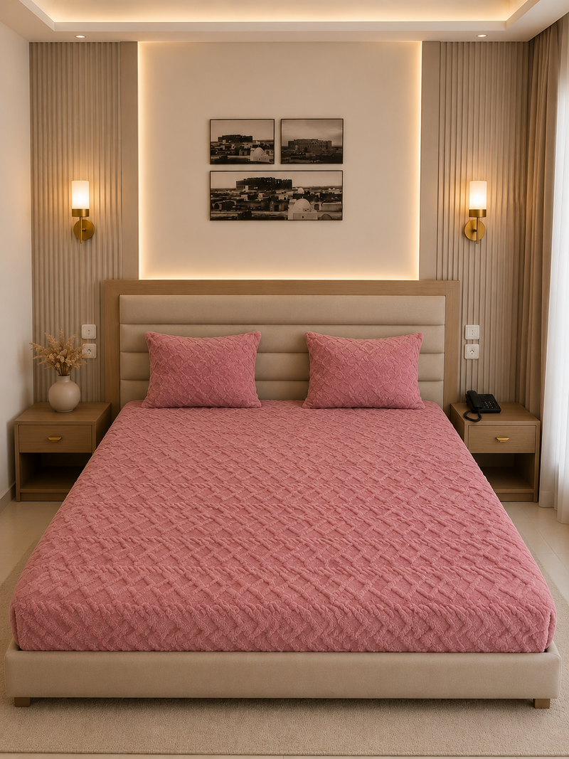 Couverture golden mora housse place unie jackar-2