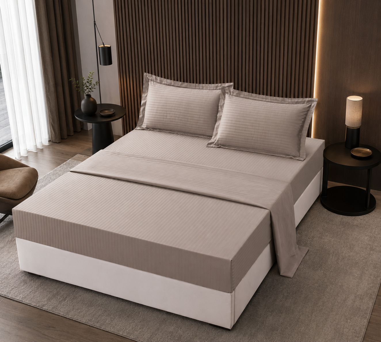Housse model Espagne 2 place (4pcs) unie